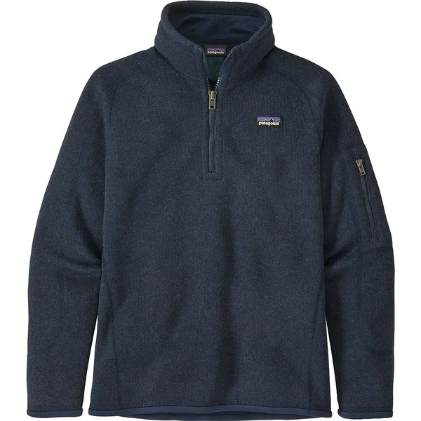 Patagonia Better Sweater 1/4-Zip Jacket - Girls& New Navy, S