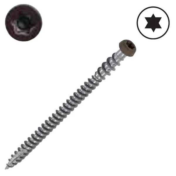FastenMaster FMTR3-212-1050SLWB TrapEase 3 Composite Deck Screw - 2.5x22
