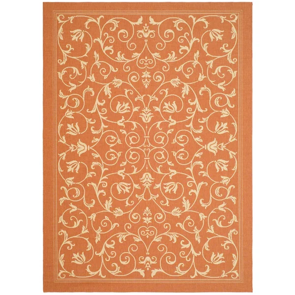 Safavieh Courtyard CY2098-1E06 5&3x22 x 7&7x22 Olive, Natural Area Rug