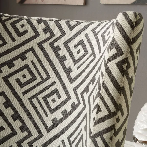 Furniture of America Kacie Contemporary Maze Patterned Accent Chair