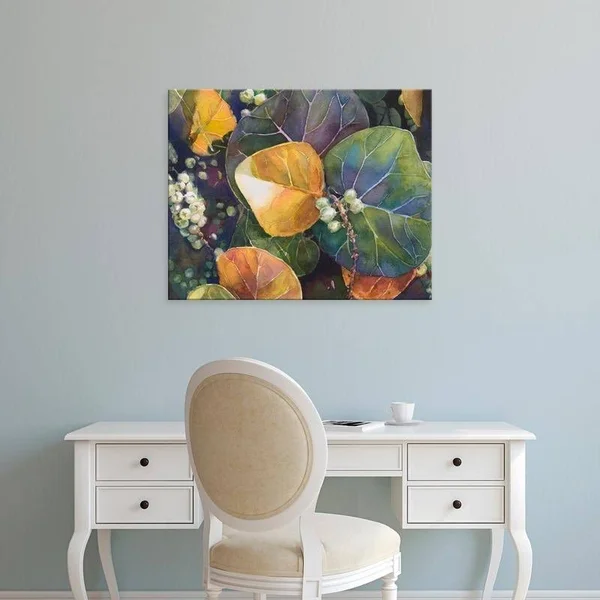 Easy Art Prints Edie Fagan's 'Sea Grapes I' Premium Canvas Art - 32 x 40 - Stretched Canvas