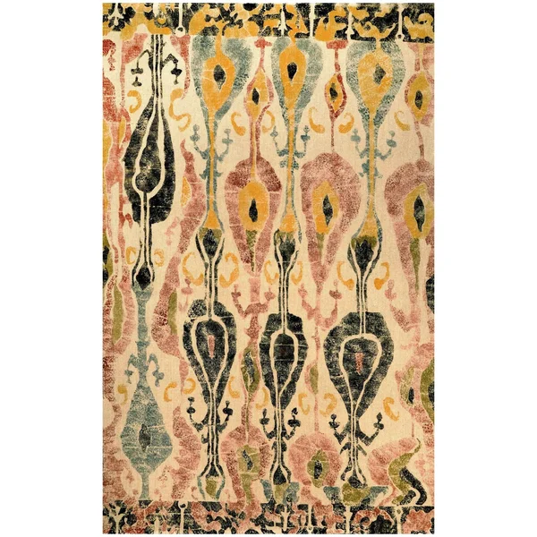 nuLOOM Natural Machine Woven Paisley Jute Area Rug - 4& x 6&