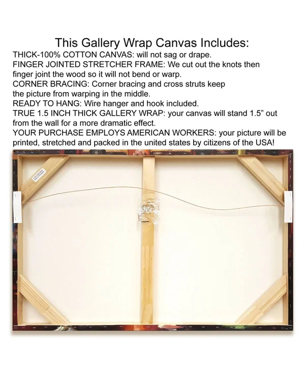 38x22 x 28x22 Floral Whispers I Giclee Print on Gallery Wrap Canvas