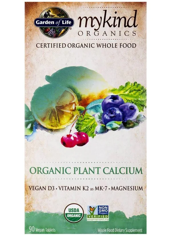 Garden of Life MyKind Organics Organic Plant Calcium - 90 Tablets