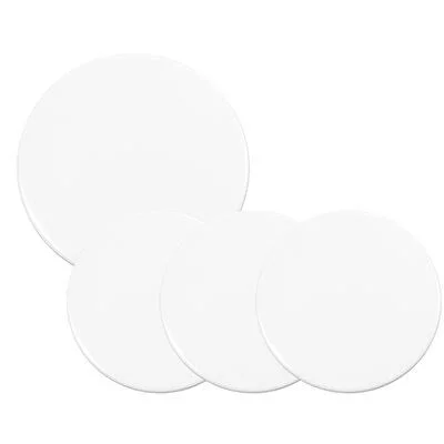 Reston Lloyd 4 Piece Enamel on Steel Cooktop Burner Cover Set Color: White 306B
