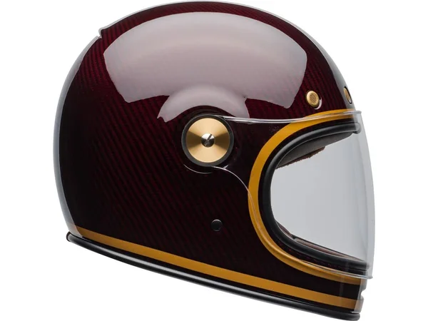 Bell - Helmet Bullitt Carbon Transcend Candy Red, Gold - Size S