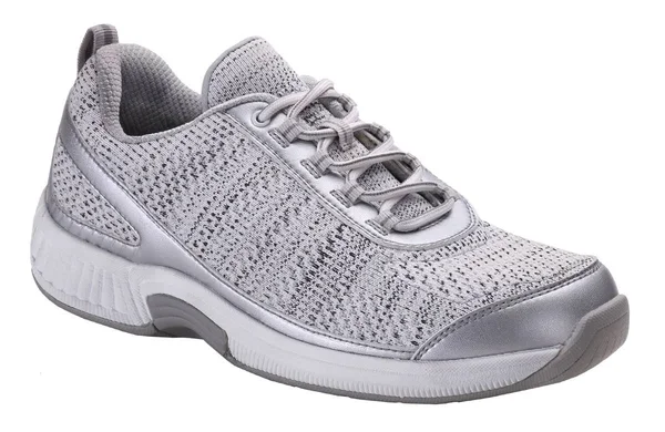 Women's Orthofeet Sandy Sneaker - Size: 6, Silver