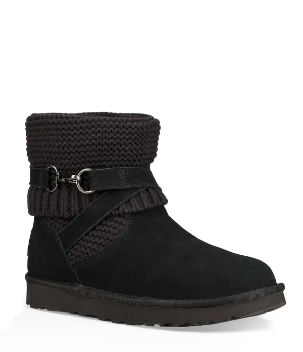 Ugg Purl Strap Boot 5 Women's Black