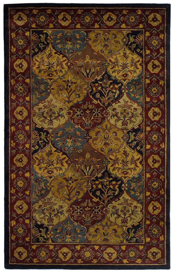 Safavieh Heritage HG510A Area Rug - Multi/Navy - Size: 6 x 9 ft.