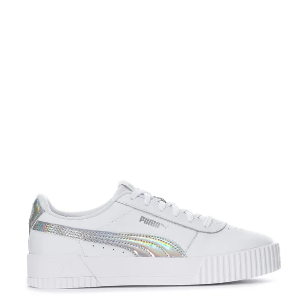 Puma Carina Iridescent 7.5 Women's White