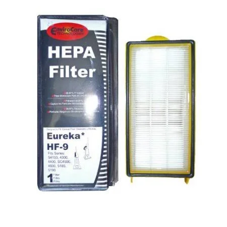 Eureka HF-9 HF9 HEPA Pleated Vacuum Filter - Bagless Cyclonic, Heavy Duty, 8" x 4" x 1