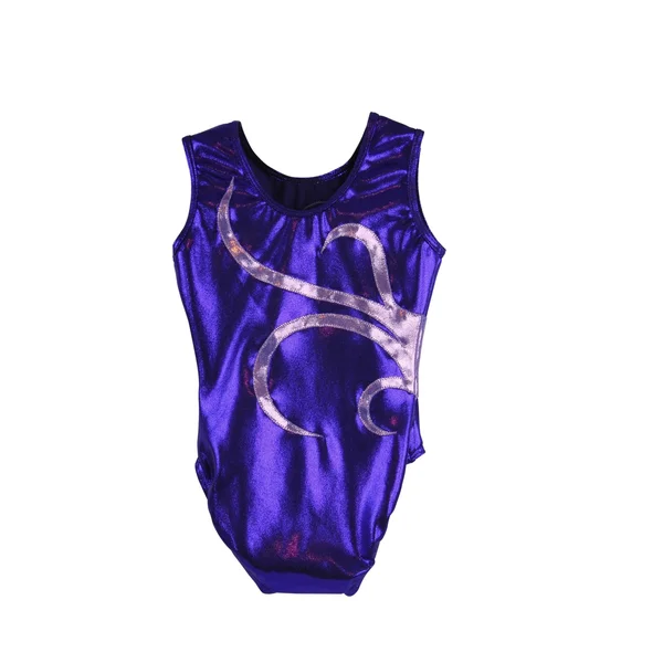 O3gl040 Obersee Girl's Girls Gymnastics Leotard - Purple Strands Am