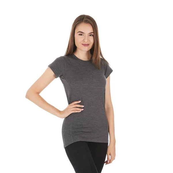 Minus33 Merino Wool Women's Appalachia Lightweight Short Sleeve Crew, Radiant Violet, X-Small