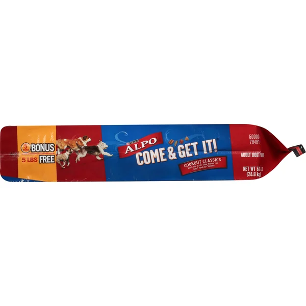 Alpo Dog Food, Come & Get it, Cookout Classics, Bonus Size, Adult - 52 lb