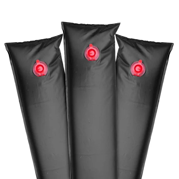Robelle Winter Water Tube for Swimming Pool Covers Deluxe 16g. Single-Chamber 4-Foot, Black, 6-Pack