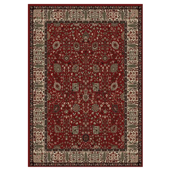 Concord Global 5&3x22 x 7&7x22 Red Persian Classics Vase Area Rug