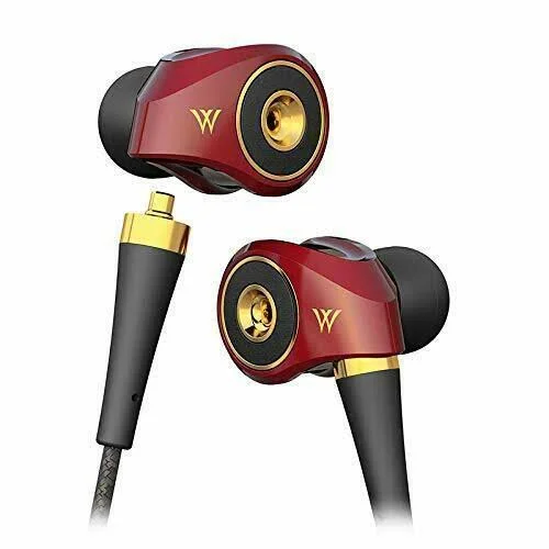 Radius W n?E HP-TWF00R Burgundy Hi-Res Canal Type Earphone