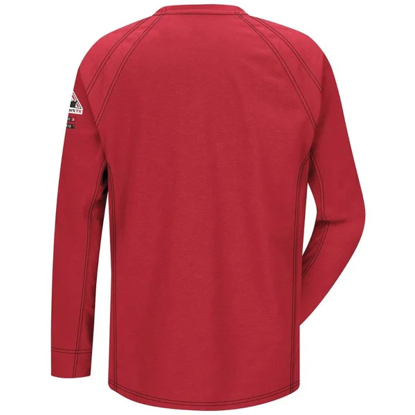 Bulwark FR IQ Long Sleeve T-Shirt - Large, Blue