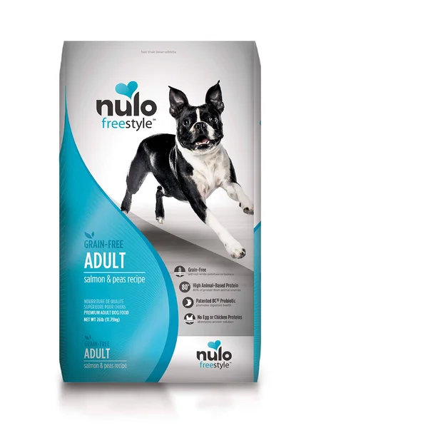 Nulo Freestyle Salmon & Peas Recipe Grain-Free Adult Dry Dog Food, 26-lb Bag