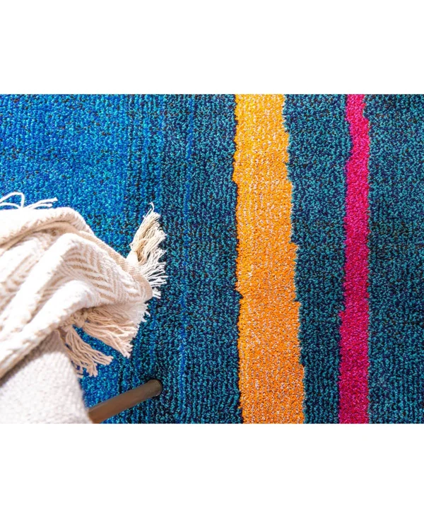 Unique Loom Collserola Estrella Area Rug - 10& 6 x 16& 5 (Blue)