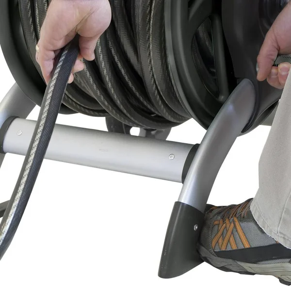 Ames Never Leak Cross-Over Garden Hose Cart - 26" x 24.63" x 33"