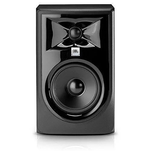 JBL 305P MKII 5x22 Studio Monitoring Speakers (Pair) w/5 Essential AxcessAbles Studio Cables for Recording Studio