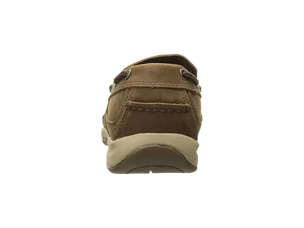 Rockport Works Sailing Club Slip on Boat Shoe Steel Toe - Men's Brown