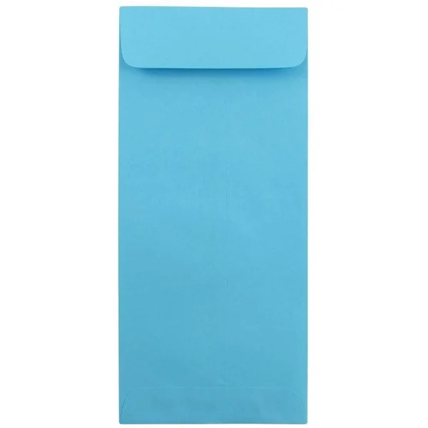 Jam Paper #12 Policy Envelopes - 4.75 x 11, Brite Hue Blue Recycled, 1000/Carton (3156401B), 4.75 x 11 inches