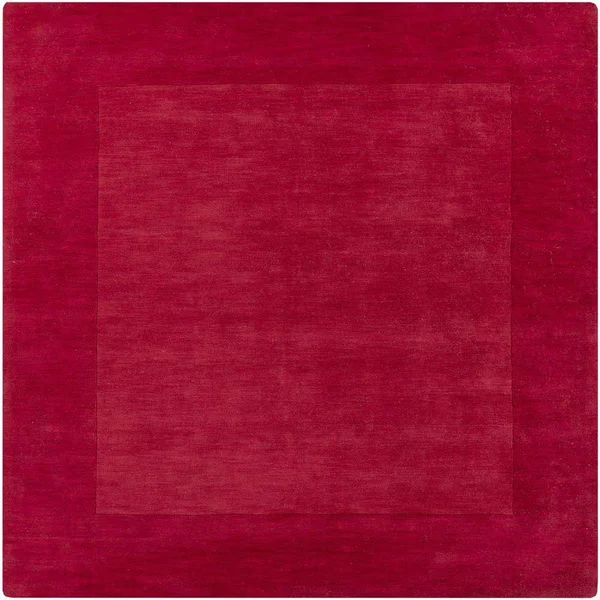 Art of Knot Foxcroft 6& Square Area Rug - Red