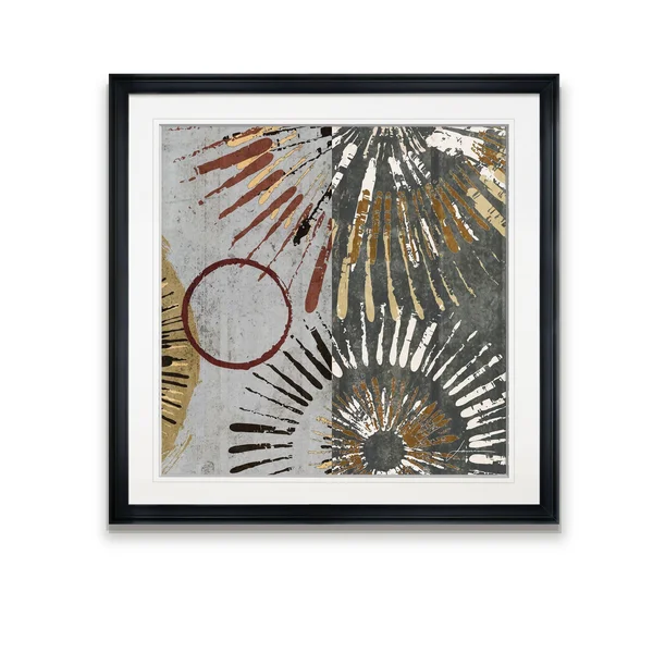 Outburst Tiles II -Framed Giclee Print - 38x38