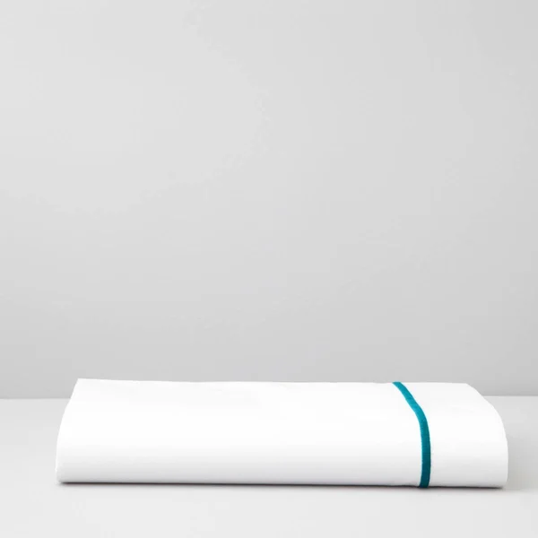 Yves Delorme Athena Flat Sheet - Full/Queen - Blanc