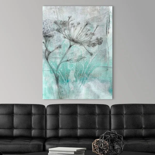 Ombre Wildflowers I, Large Solid-Faced Canvas Wall Art Print, Great Big Canvas