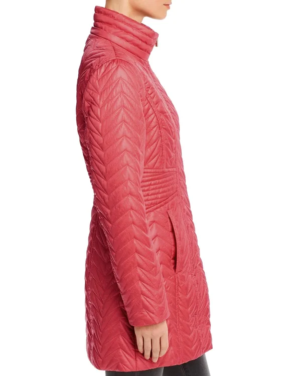Via Spiga Zig Zag Quilted Jacket
