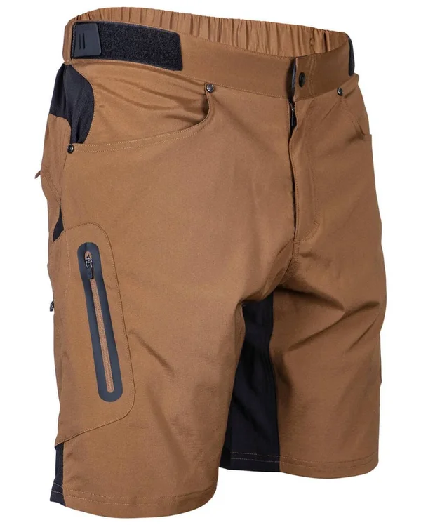Zoic Ether 9 Mountain Bike Shorts in Brown Size: 3X-Large