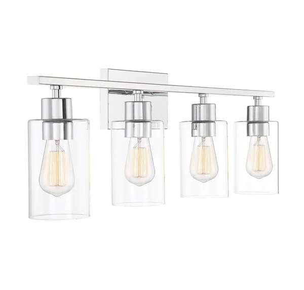 Savoy House-8-2149-4-11-Lambert - 4 Light Bath Bar Polished Chrome