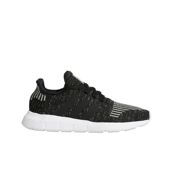 Adidas Swift Run Black/White Print Women's Shoes, Size: 7.5