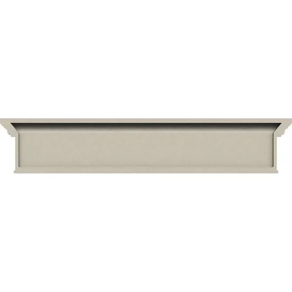 147 inch Bottom Width x 151 inch Top Width x 7 1/4 inchh x 1 inchp - Craftsman Crosshead with Bottom Trim