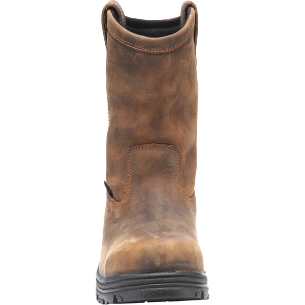 Carolina Mens Waterproof Composite Toe Wellington - Brown