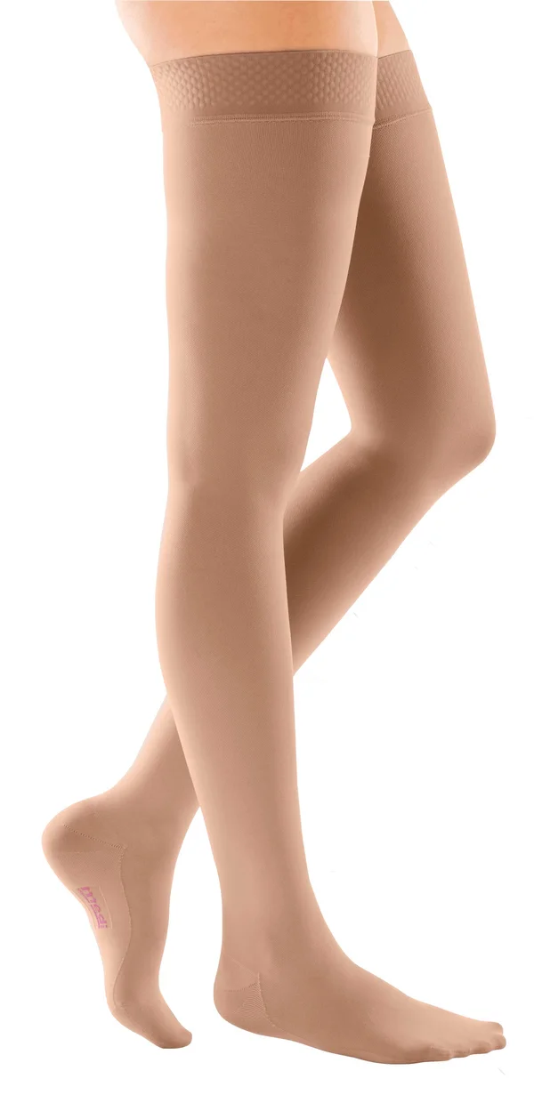Mediven Comfort 15-20 mmHg Thigh High w/ Silicone Top Band