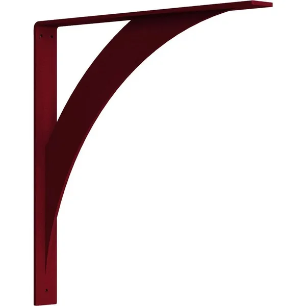 2x22W x 20x22D x 20x22H Legacy Steel Bracket Hammered Bright Red