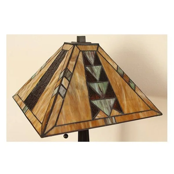 Tiffany-style Mission Table Lamp