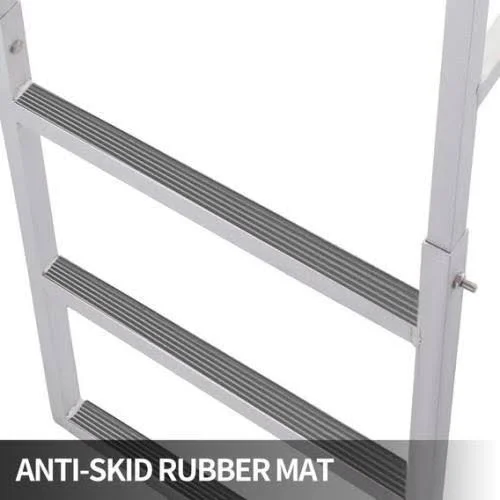 VEVOR, LT2-3B-3470000001V0, Boat Ladder, 3 Step Pontoon, 21.5" x 1.2"