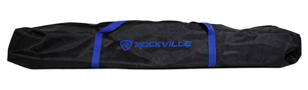 4 Rockville DJ PA Tripod Speaker Stands+Bags, Hydraulic Air Auto Lift RVSS4AB