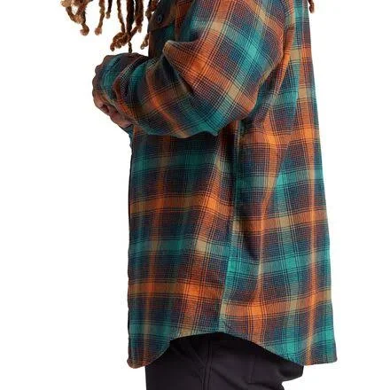 Burton Men's Brighton Flannel, Antique Green Bad Hombre Plaid, M