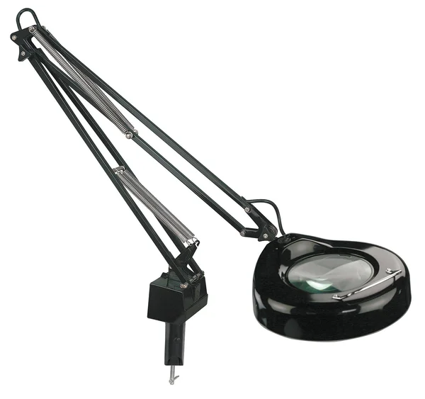 Lumapro 6MNU1 Round Magnifier Light, 2.25, Fluor, Black