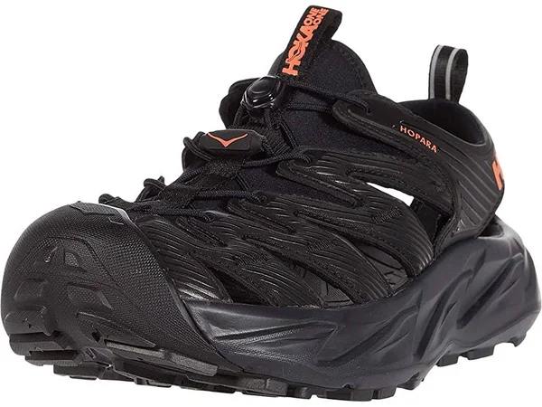 Hoka One One Women's Hopara - 7 - Black - Fusion Coral