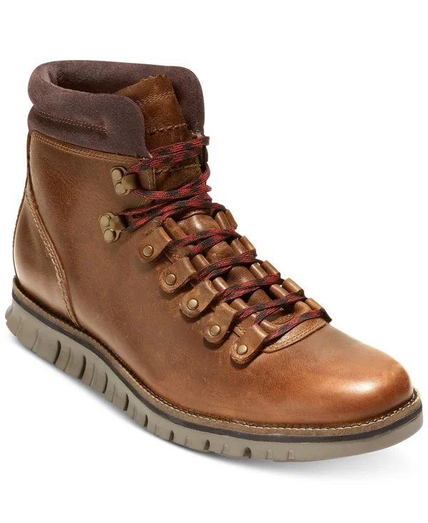 Cole Haan Men's Zerogrand Hiker Boot (British Tan Leather - 7 W)