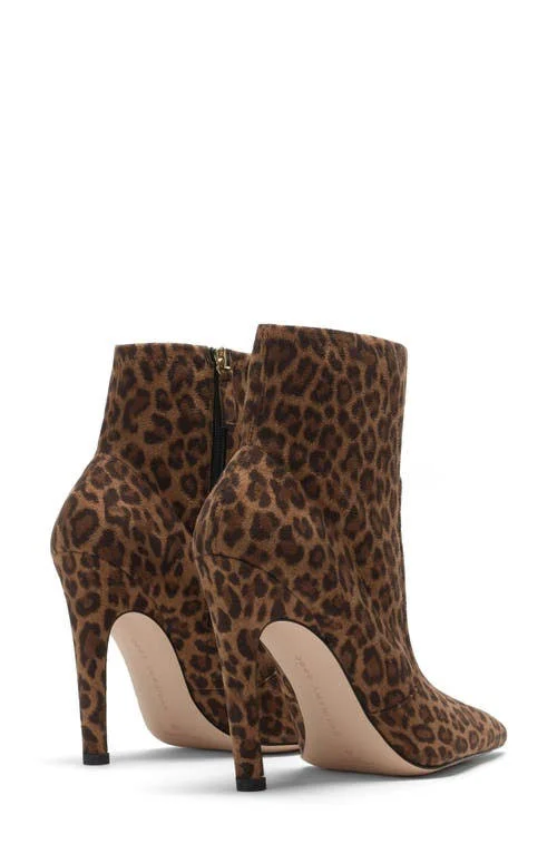 Women's Good American The Icon Bootie - 9 M - Pale Leopard