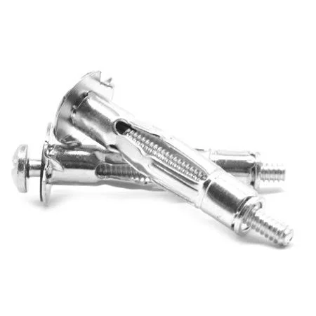 3/16 inchl x 2 1/2 inch Hollow Wall Anchor Combo (Phillips/Slotted) Pan Head Short Low Carbon Steel Zinc Plated Pk 100 - Men's
