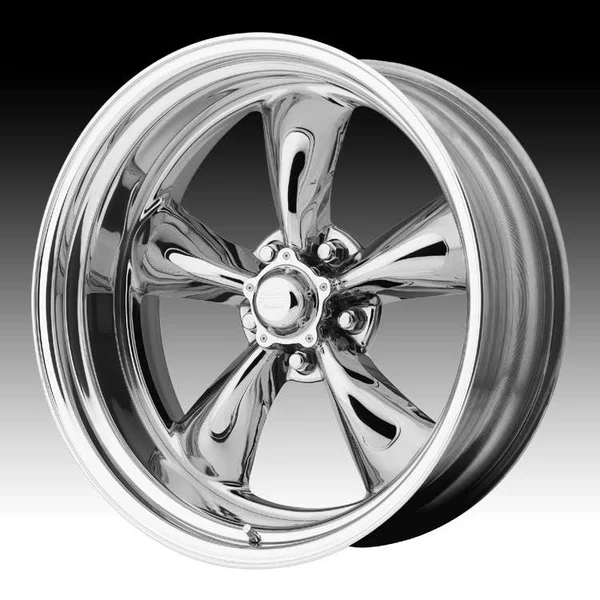 American Racing Torq THRUST II 15x6 5x120.65 Polished (-6 mm)